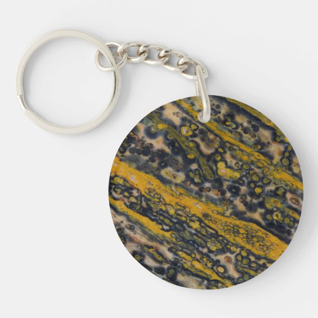 Ocean Jasper Key Ring (Front)