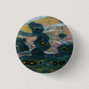 Ocean Jasper Slab 3 Cm Round Badge