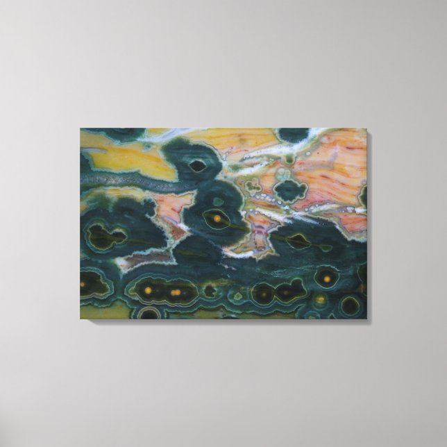 Ocean Jasper Slab Canvas Print (Front)