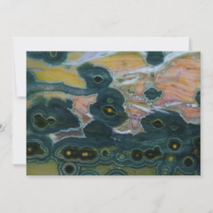 Ocean Jasper Slab Thank You Card