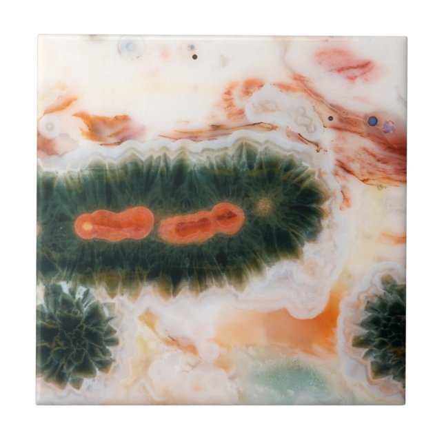 Ocean Jasper Stone found in Madagascar Tile (Front)