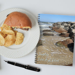 Ocean Jetty Rocks Personalised Notebook
