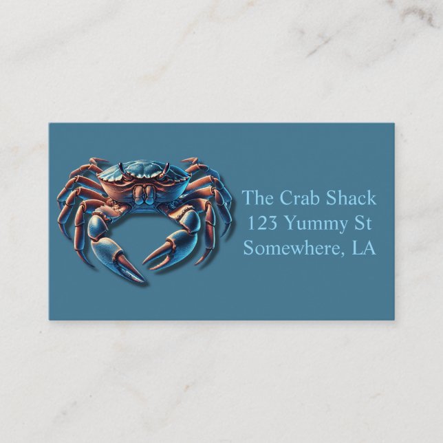 Ocean King Crab Company Business Card (Front)