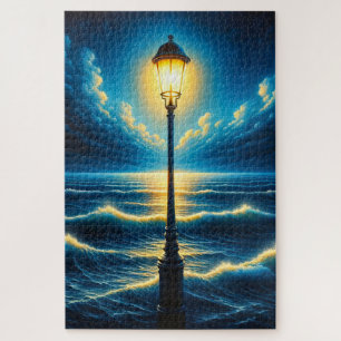 Ocean Lamppost  Jigsaw Puzzle
