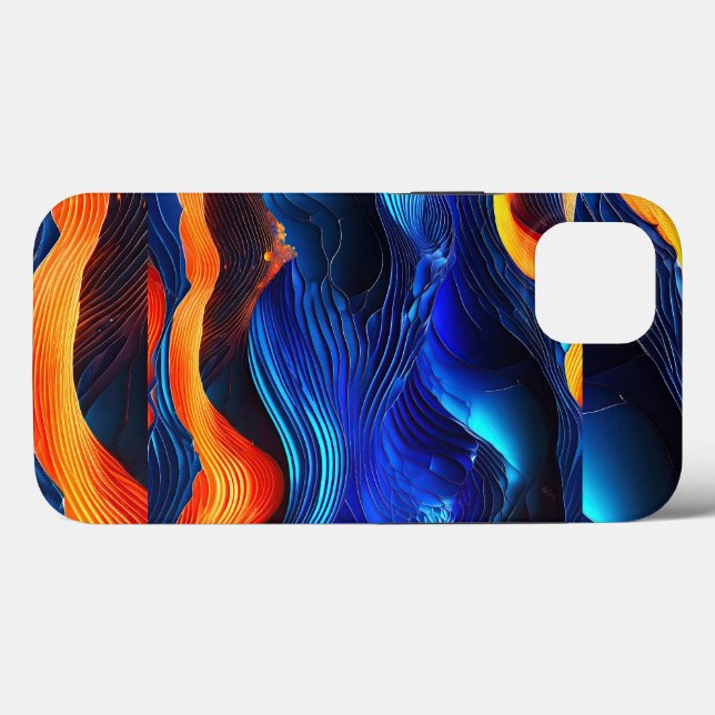 Ocean Lava "Aquaflame" Case-Mate iPhone Case (Back (Horizontal))