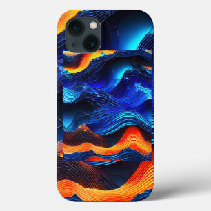 Ocean Lava "Aquaflame" iPhone 13 Case