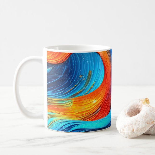 Ocean Lava "Astralsurge" Coffee Mug (With Donut)
