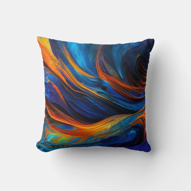 Ocean Lava "Astralswirl" Cushion (Front)