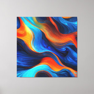 Ocean Lava "Oceanforge" Canvas Print