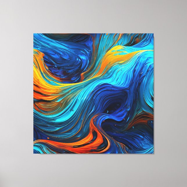 Ocean Lava "Tempestial"  Canvas Print (Front)