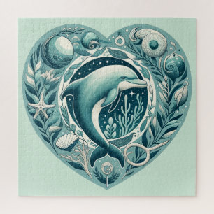 Ocean Life Dolphin Jigsaw Puzzle