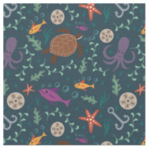 Ocean Life Fabric