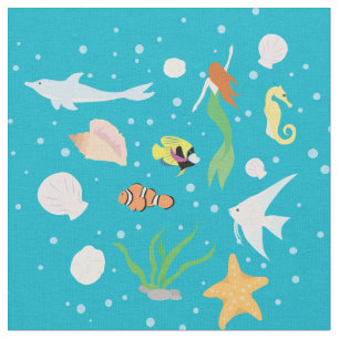 Ocean Life Fabric