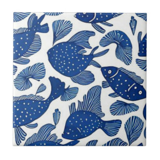 Ocean life fish tile