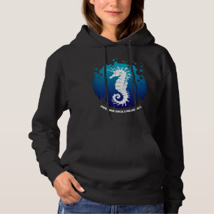 Ocean Life Graphic Design - Seahorses Hoodie