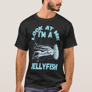 Ocean Life Jellyfish Underwater Captain Fish T-Shirt