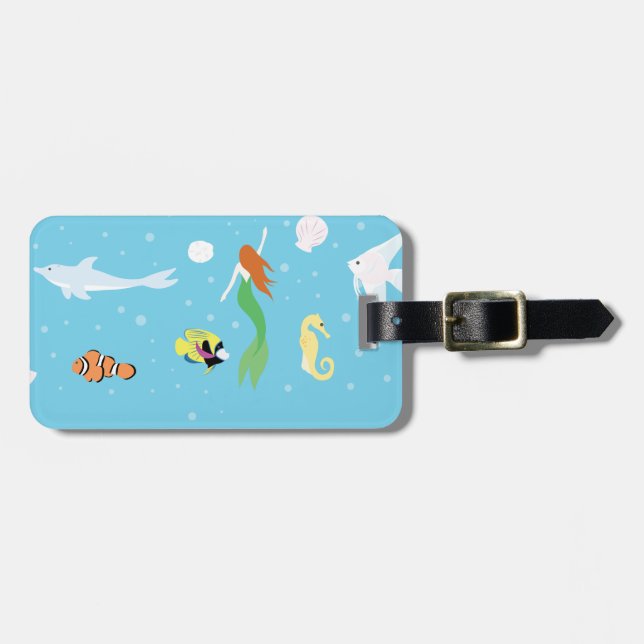 Ocean Life Luggage Tag (Front Horizontal)