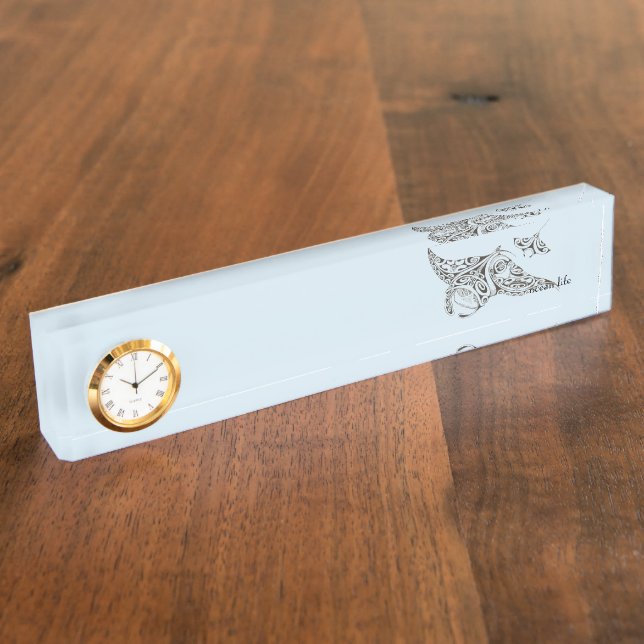 OCEAN LIFE manta-rays Nameplate (Side)