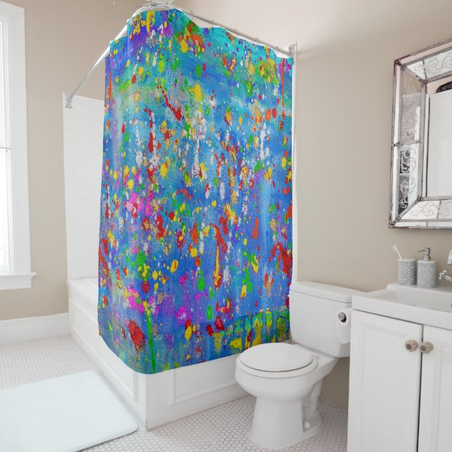 Ocean Life Shower Curtain (In Situ)
