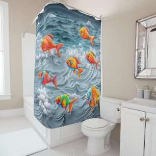 Ocean Life Shower Curtain
