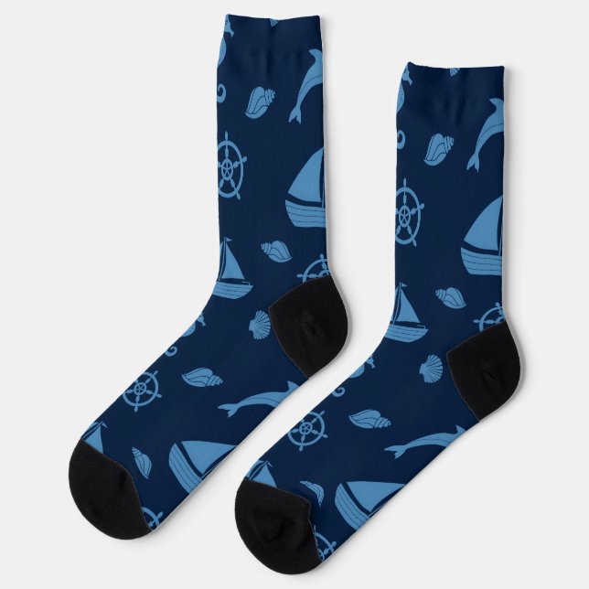 ocean life socks (Left)
