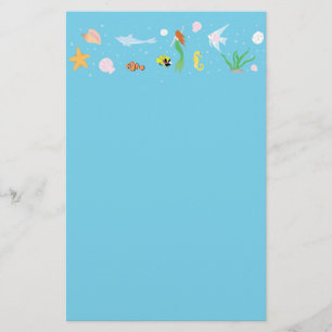 Ocean Life Stationery