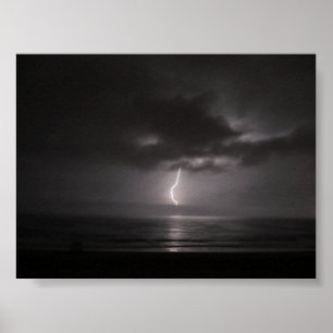 Ocean Lightning Storm 2 Poster