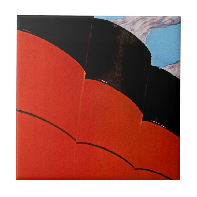 Ocean Liner Bon Voyage Tile (Front)