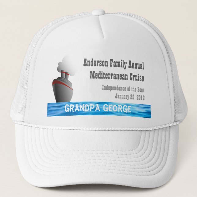 Ocean Liner Custom Cruise Cap (Front)