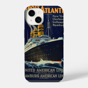 OCEAN LINER EUROPE AMERICA iPhone 14 CASE