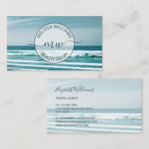 Ocean Logo Business Card