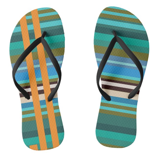 Ocean Lover Flip Flops (Footbed)