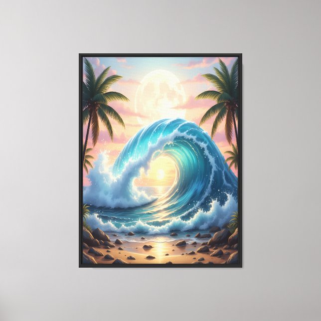 Ocean Magic Canvas Print (Front)