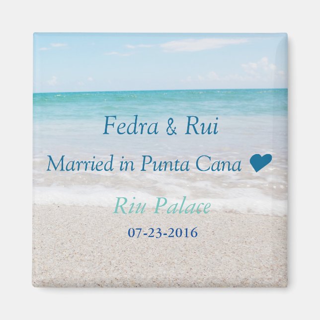 Ocean Magnet for couples in love (Front)