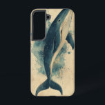Ocean Majesty Whale Phone Case<br><div class="desc">A majestic whale leaps in a watercolor dreamscape,  blending strength and grace in a serene ocean-inspired design.</div>
