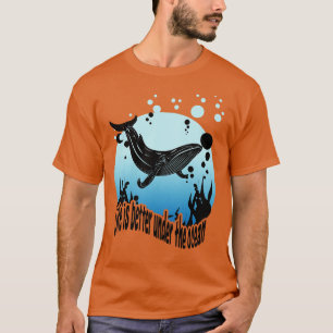 Ocean Marine Life Biology Scuba Diving Snorkelling T-Shirt