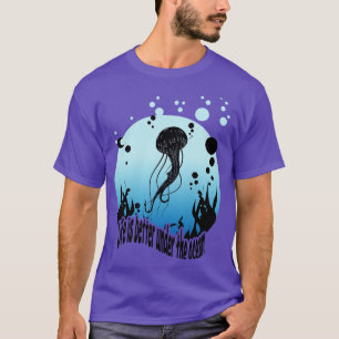 Ocean Marine Life Biology Scuba Diving Snorkelling T-Shirt