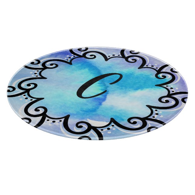 Ocean Medallion Cutting Board (Corner)