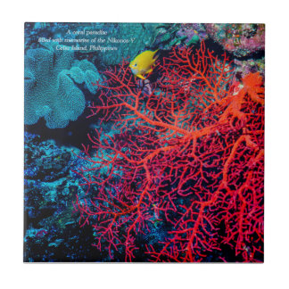 Ocean Memory / Coral reef scenery Tile