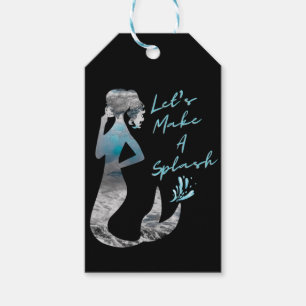 Ocean Mermaid Let's Make A Splash Gift Tags