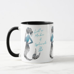 Ocean Mermaid Let's Make A Splash Mug