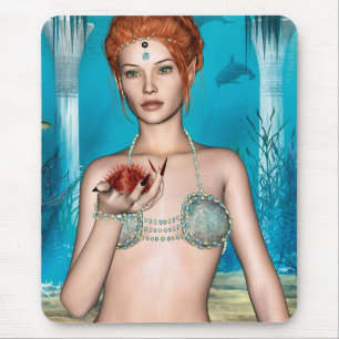 Ocean Mermaid Mouse Pad