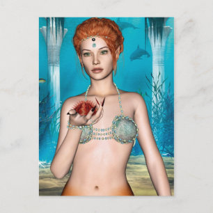 Ocean Mermaid Postcard