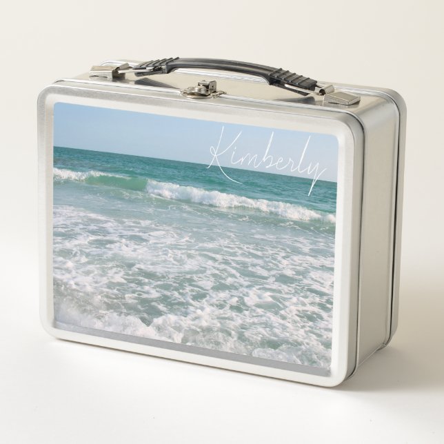 Ocean  metal lunch box (Front)