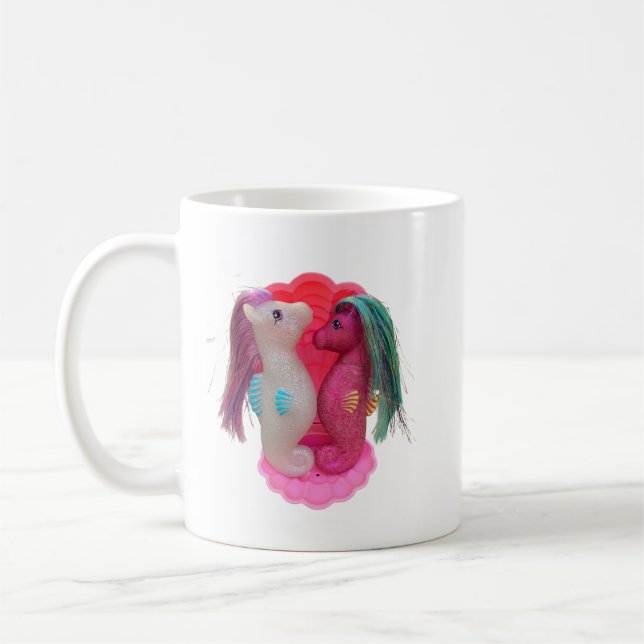 Ocean Mist and Sea Rose the Sea Glimmers Coffee Mug (Left)