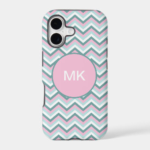 Ocean Mist Chevron Pattern