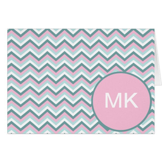 Ocean Mist Chevron Pattern (Front Horizontal)