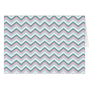 Ocean Mist Chevron Pattern