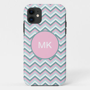 Ocean Mist Chevron Pattern Case-Mate iPhone Case