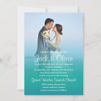 Ocean Mist Wedding Invitation